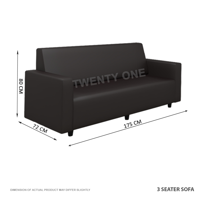 Faux Leather Sofa Interior 2 Seater